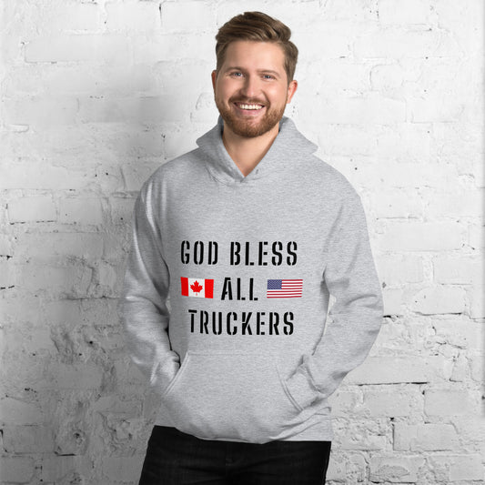 God Bless All Truckers Unisex Hoodie