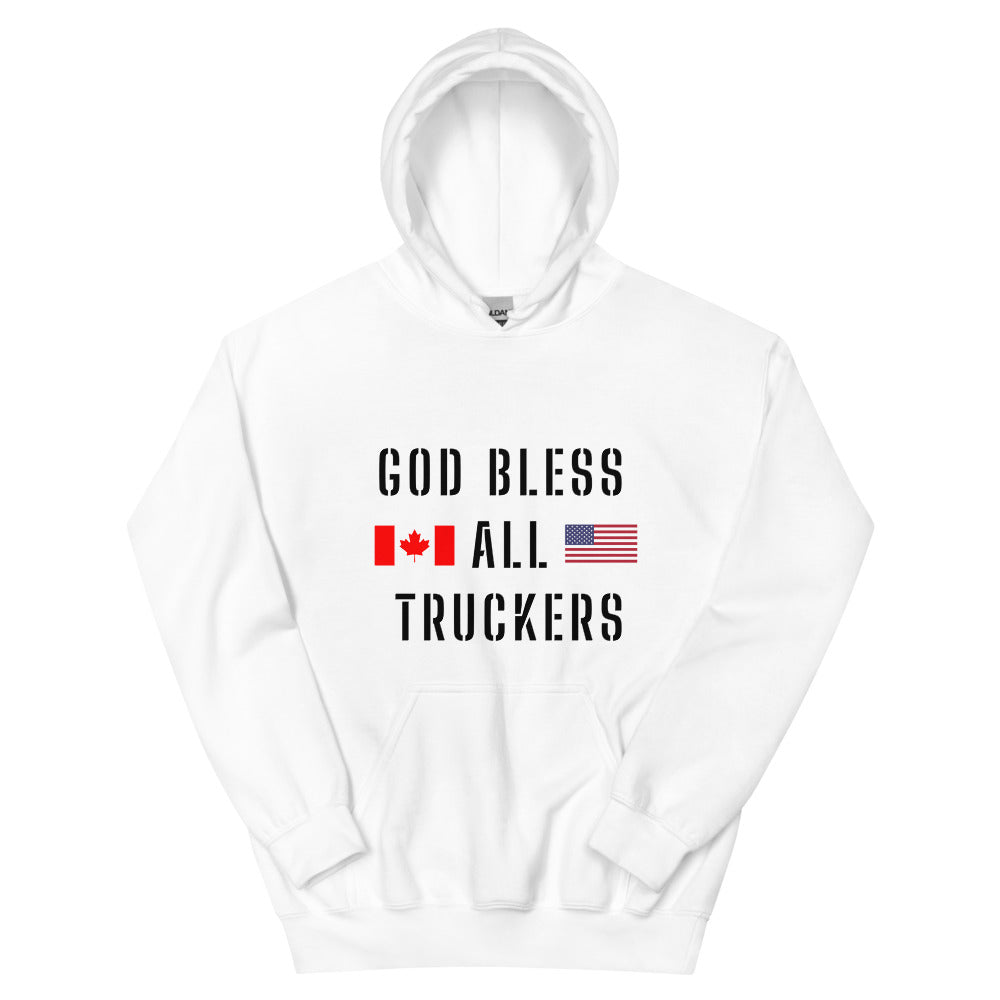 God Bless All Truckers Unisex Hoodie